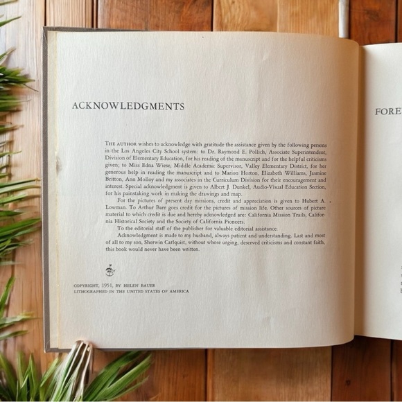 Vintage 1951 California Mission Days by Helen Bauer – Hardcover w/ Dust Jacket - Picture 7 of 13